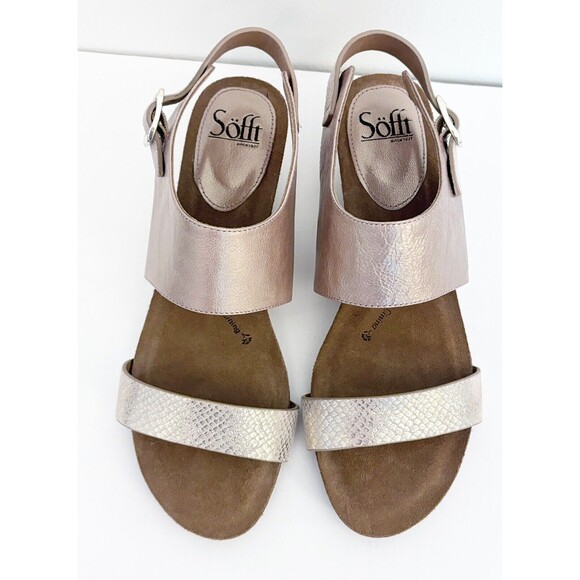 Sofft Women’s Vanita Comfort Sandals 10W Rose Gold - Picture 1 of 11